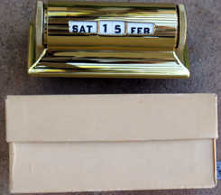 NICHOLS CALLENDAR FOR FOUNTAIN PEN DESK BASE